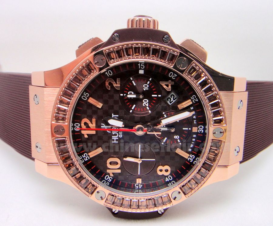 SWISS COPY HUBLOT BIG BANG CAPPUCCINO BROWN DIAL WATCH